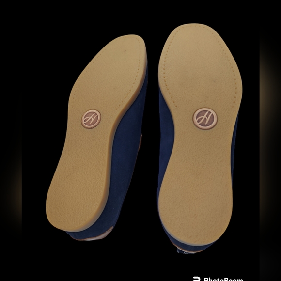 H By Hudson Parker Navy Suede Loafers Men's Size 43 (U.S. 10) - Picture 7 of 12